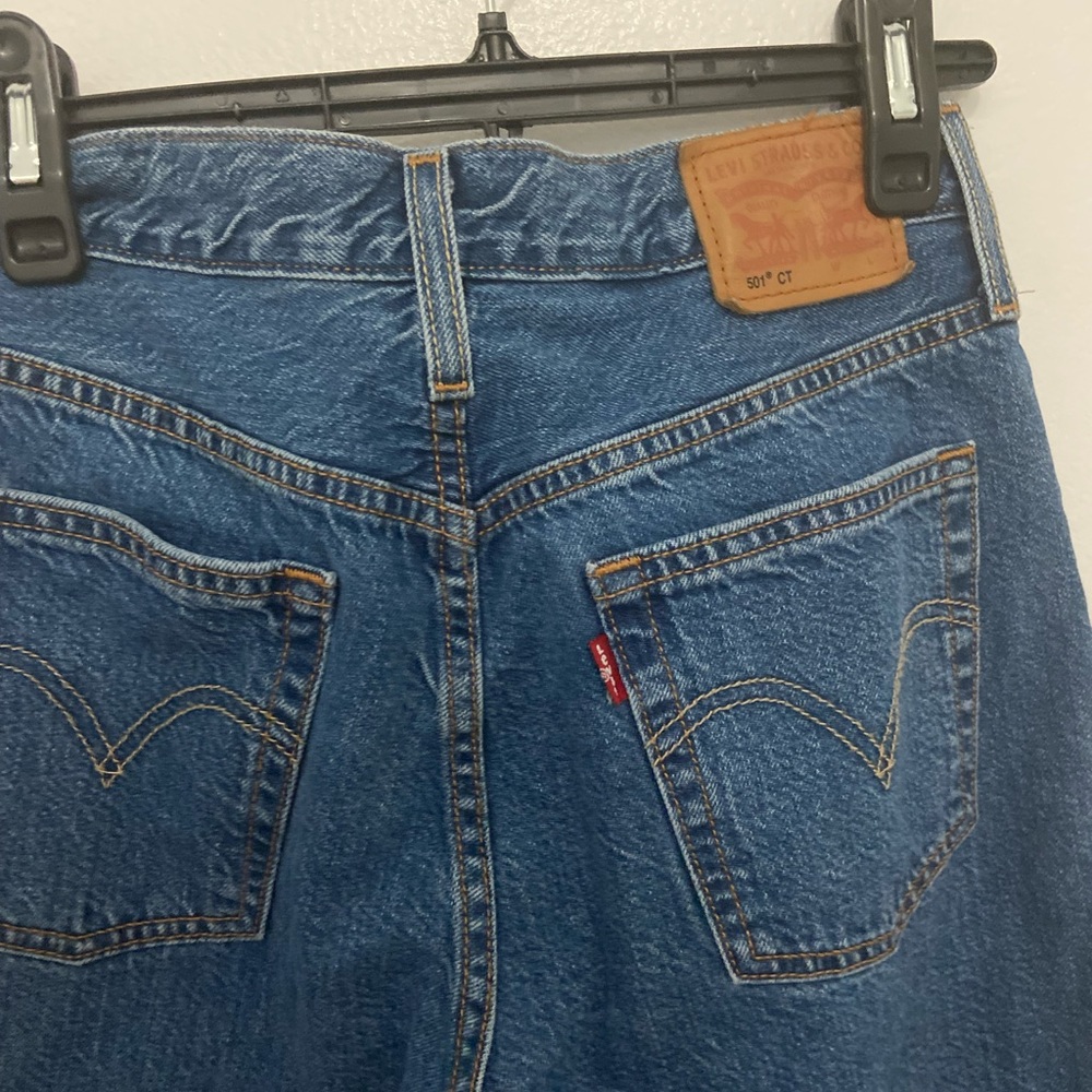 Women’s Levi 501s Denim Straight Leg Jeans